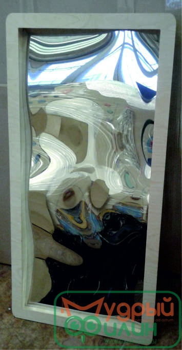 Кривое зеркало 40х40 см - 1