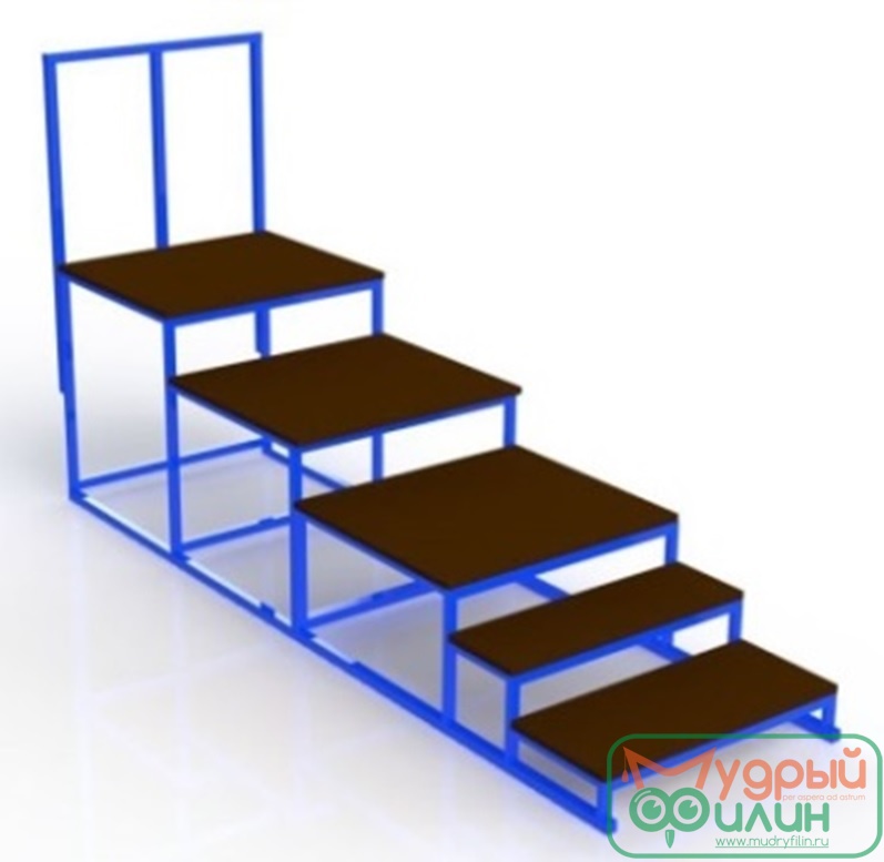 Лестница для трибун (секция пятирядная) С-048.10 - 1