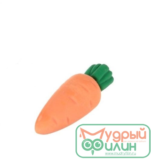 Фигурка резиновая "Морковка" - 1