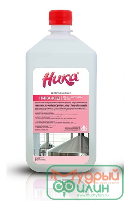"Ника-КСД" Кислотное средство моющее с дезинфицирующим эффектом, 1л.  - 1