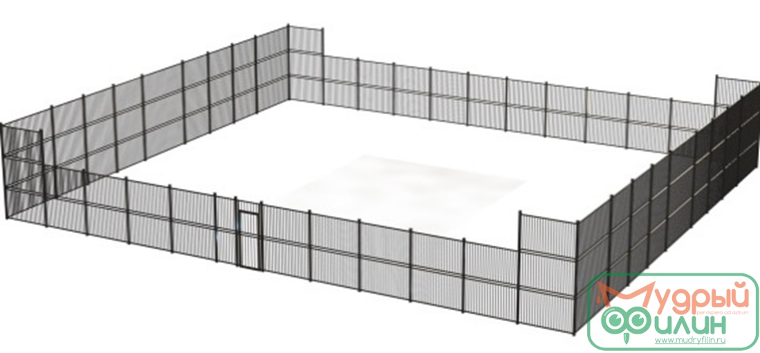 Ограждение спортивной площадки (антивандальное) 40х40 С-195.5 - 1