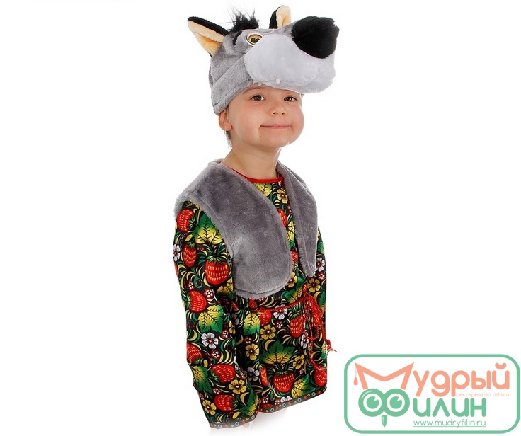Детский карнавальный костюм "Волчонок Еремка" - 1